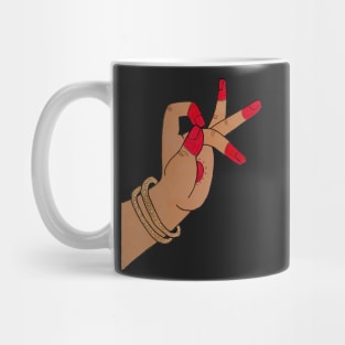 Indian classical dance Mudra Mug